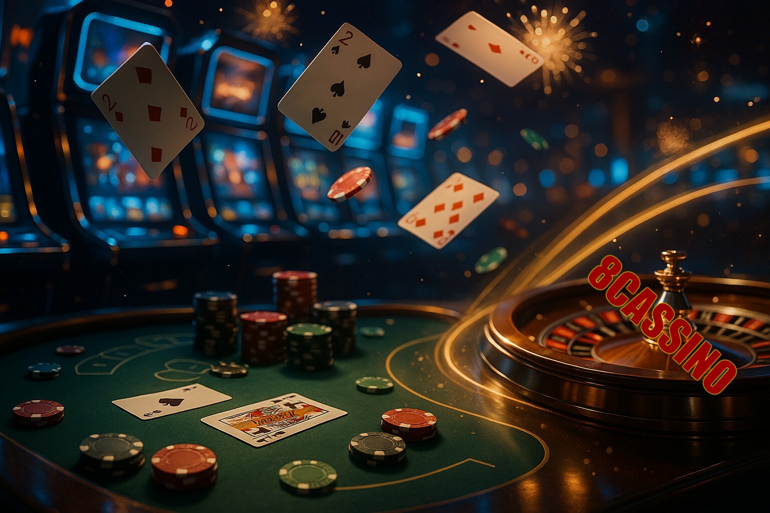 Jogos emocionantes no 8CASSINO
