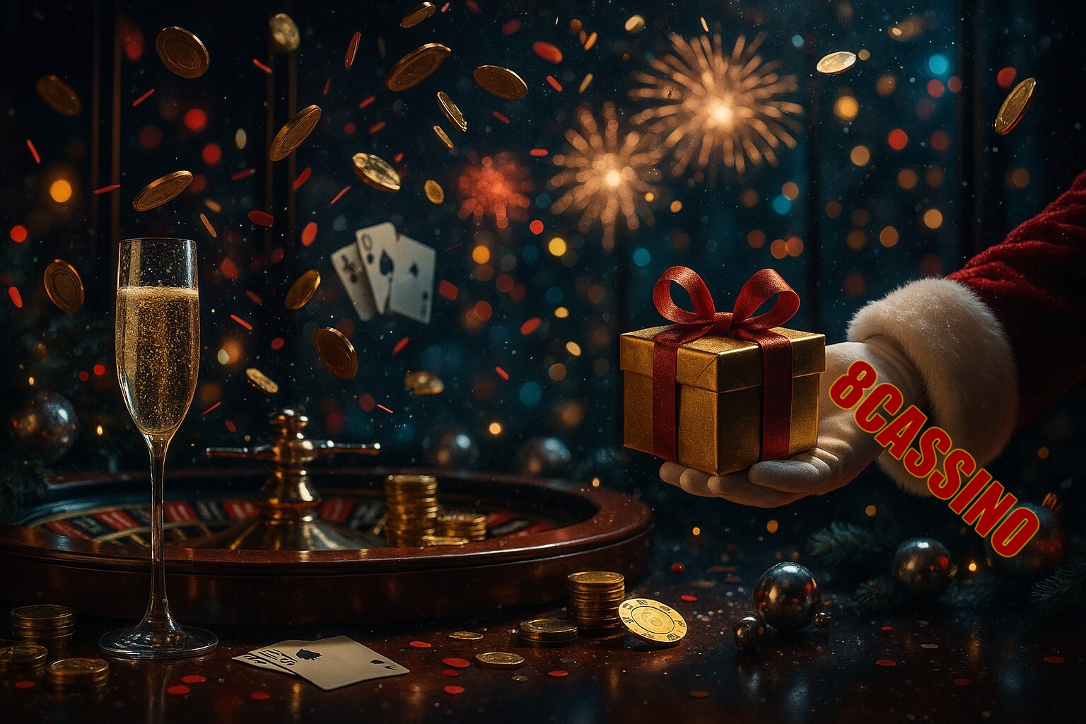 Promoções de Ano Novo no 8CASSINO
